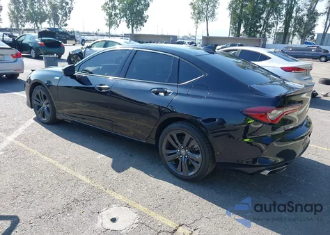 2021 Acura Tlx A-Spec Package из США, поврежденный, VIN 19UUB6F58MA009600